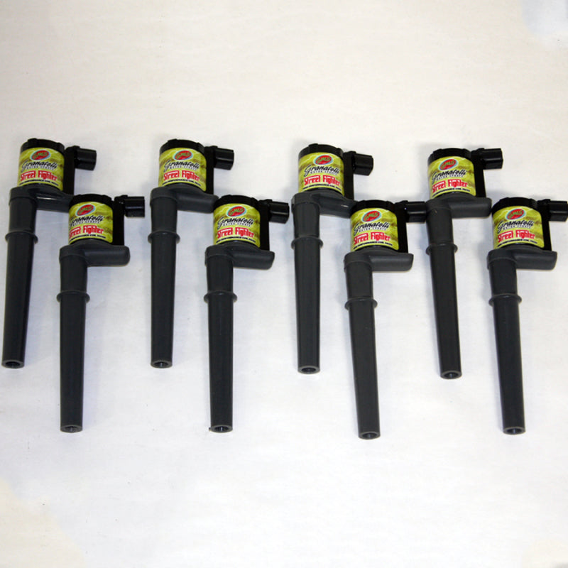 Granatelli 99-14 Ford 4.6L/5.4L 4V OEM Coil Packs - Black (Set of 8) Granatelli Motor Sports Ignition Coils - Upgrade