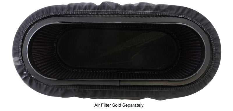 K&N Air Filter Wrap - Black - 4.313in Base ID x 4.75in Top ID x 6.75in H K&N Engineering Air Intake Components