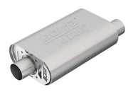 Borla CrateMuffler SBC Hot 350/383 2.5 inch Offset/Center 14in x 4.35in x 9in Oval Atak Muffler Borla Muffler