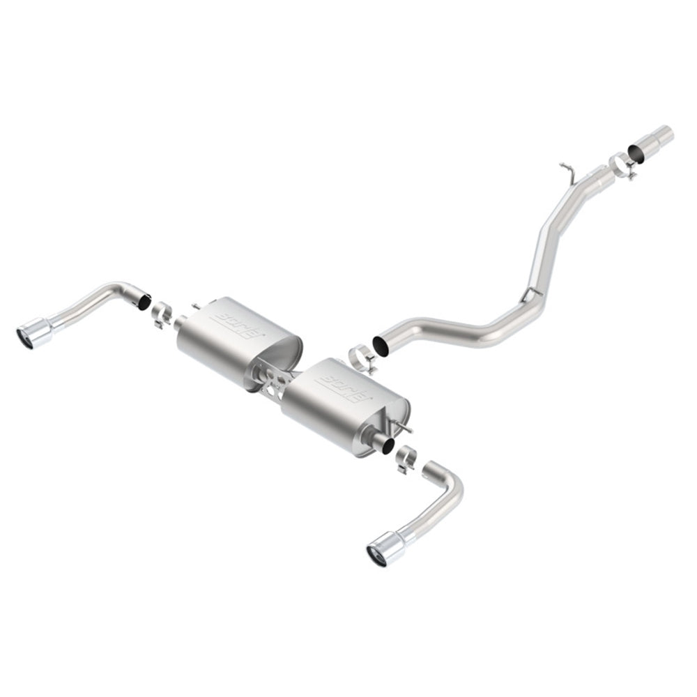 Borla 14-16 Audi A3 Quattro 2.0L Turbo AT/MT RWD 4DR S-Type Cat-Back Exhaust Single Split Rear Exit 140682