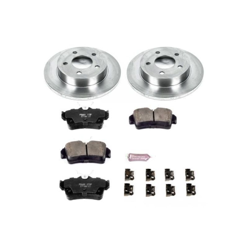 Power Stop 94-04 Ford Mustang Rear Autospecialty Brake Kit PowerStop Brake Kits - OE