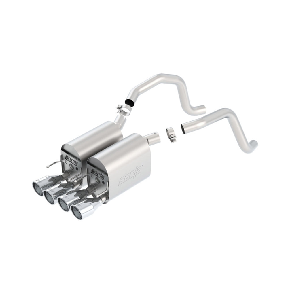 Borla 05-08 Corvette Coupe/Conv 6.0L/6.2L 8cyl AT/MT 6spd S-Type II SS Exhaust (rear section only) 11815