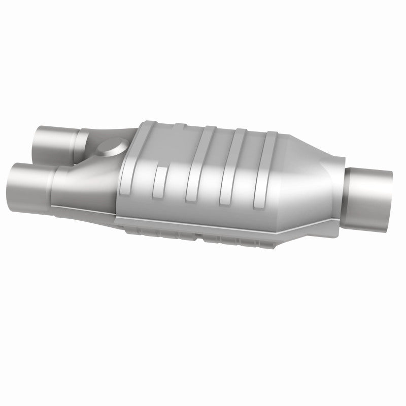 MagnaFlow Conv Univ 2inch Inlet/2.5inch Outlet Dual/Single Oval Shape Magnaflow Catalytic Converter Universal