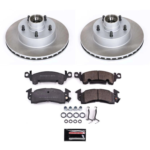 Power Stop 1979 Pontiac Phoenix Front Semi-Coated Rotor Kit PowerStop Brake Kits - Performance Blank