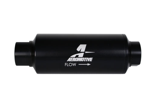Aeromotive In-Line Marine Filter - AN-12 - 40 Micron SS Element - Black Hardcoat Finish Aeromotive Fuel Filters