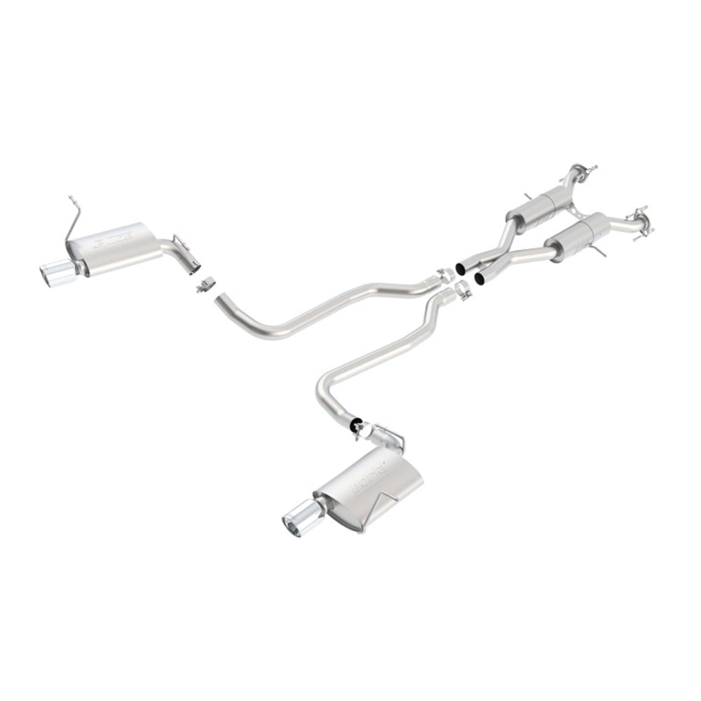 Borla 11-16 Jeep Grand Cherokee Limited/Laredo 5.7L 8cyl 4WD/RWD SS Catback Exhaust 140406