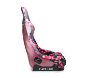 NRG FRP Bucket Seat PRISMA Japanese Cherry Blossom Edition W/ Pink Pearlized Back - Medium NRG Race Seats