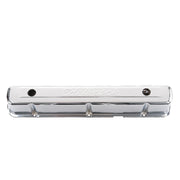 Edelbrock Valve Cover Signature Series Chevrolet 1962-2001 194-292 CI Inline 6 Chrome Edelbrock Valve Covers