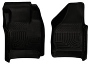 Husky Liners 08-10 Ford SuperDuty Regular/Super/Crew Cab WeatherBeater Black Floor Liners Husky Liners Floor Mats - Rubber