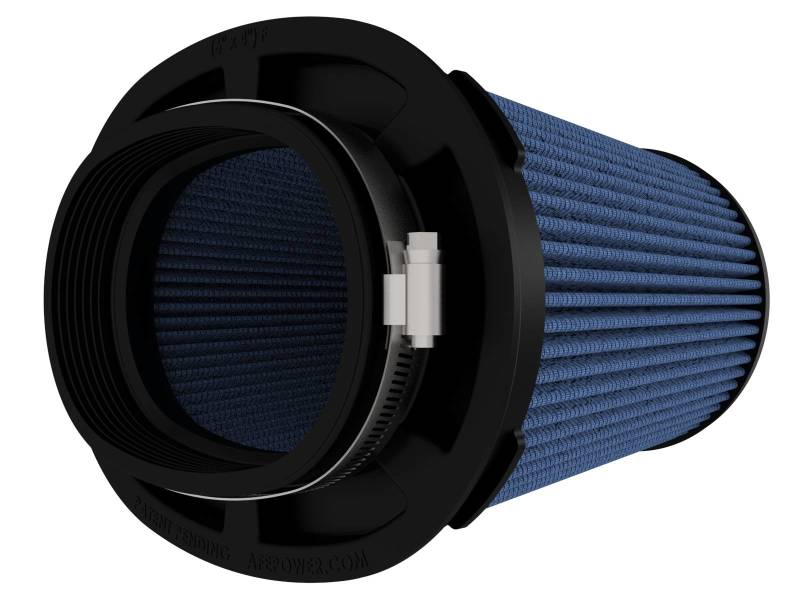 aFe MagnumFLOW Pro 5R Air Filter (6 x 4)in F x (8-1/2 x 6-1/2)in B x (7-1/4 x 5)in T x 7-1/4in H aFe Air Filters - Universal Fit