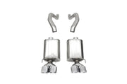 Corsa 06-13 Chevy Corvette C6 Z06 7.0L / 09-13 ZR1 6.2L Polished Axle-Back Exhaust w/4.5in Twin Tips CORSA Performance Axle Back