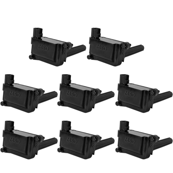 MSD Blaster Ignition Coil - Gen III HEMI 05-24 - Black - 8-Pack 5.7/6.1/6.2/6.4 825583 MSD Autoparts