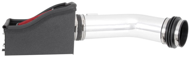Spectre 11-14 Ford F150 SVT Raptor V8-6.2L F/I Air Intake Kit - Polished w/Red Filter Spectre Cold Air Intakes