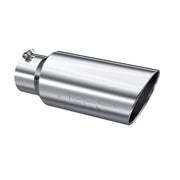 MBRP Universal Tip 7in O.D. Rolled End 5in inlet 18in length - T304 (SINGLE TIP) MBRP Steel Tubing