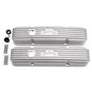 Edelbrock Valve Cover Classic Series Chevrolet 1959-1986 262-400 CI V8 w/ Breather Holes Satin Edelbrock Valve Covers