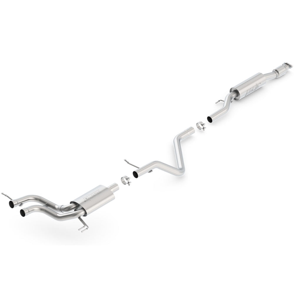 Borla 13-15 Hyundai Veloster Turbo 1.6L AT/MT FWD 2dr Dual Center Rear Exit Cat-Back Exhaust 140506