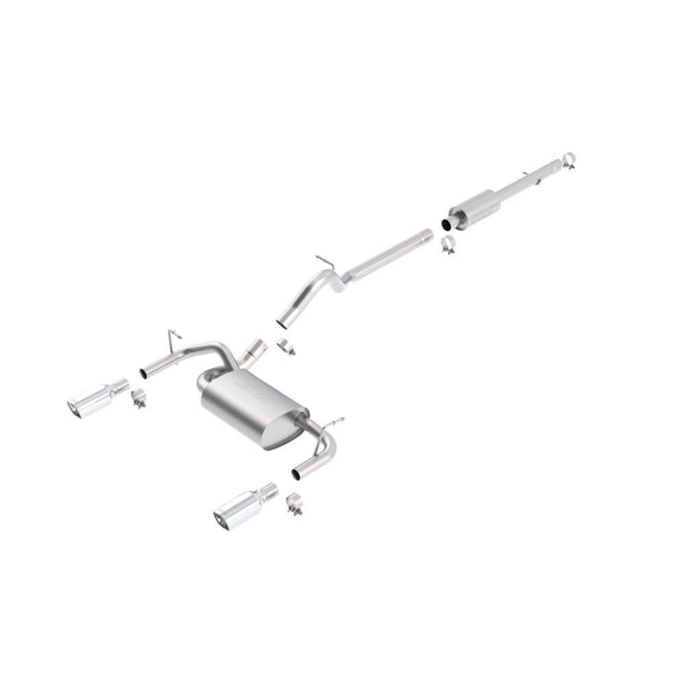 Borla 12-16 Jeep Wrangler JK 3.6L AT/MT 4Wheel 4dr Truck Single Split Rear Exit Catback Exhaust 140459