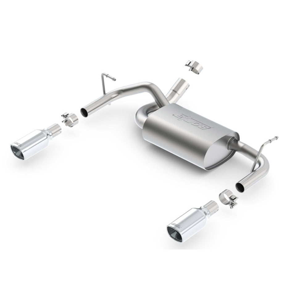 Borla 12-16 Jeep Wrangler 3.6L AT/MT 4WD Single Split Rr Exit Touring Exhaust (rear section only) 11834