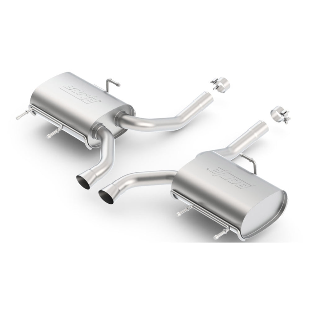 Borla 11-14 CTS Coupe V6 3.6L AT RWD/AWD Dual Ctr Rear Exit Touring Exhaust (REAR SECTION ONLY) 11824