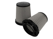 aFe MagnumFLOW Pro Dry S Air Filter 4in F x 6in B MT2 x 4-3/4 T x 7in H (Inverted) AFE POWER Air Filters - Universal Fit