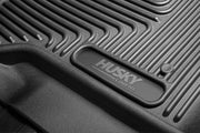 Husky Liners 21-23 Ford F-150 CC SC X-Act Contour Front & Second Row Seat Floor Liners - Black Husky Liners Floor Mats - Rubber