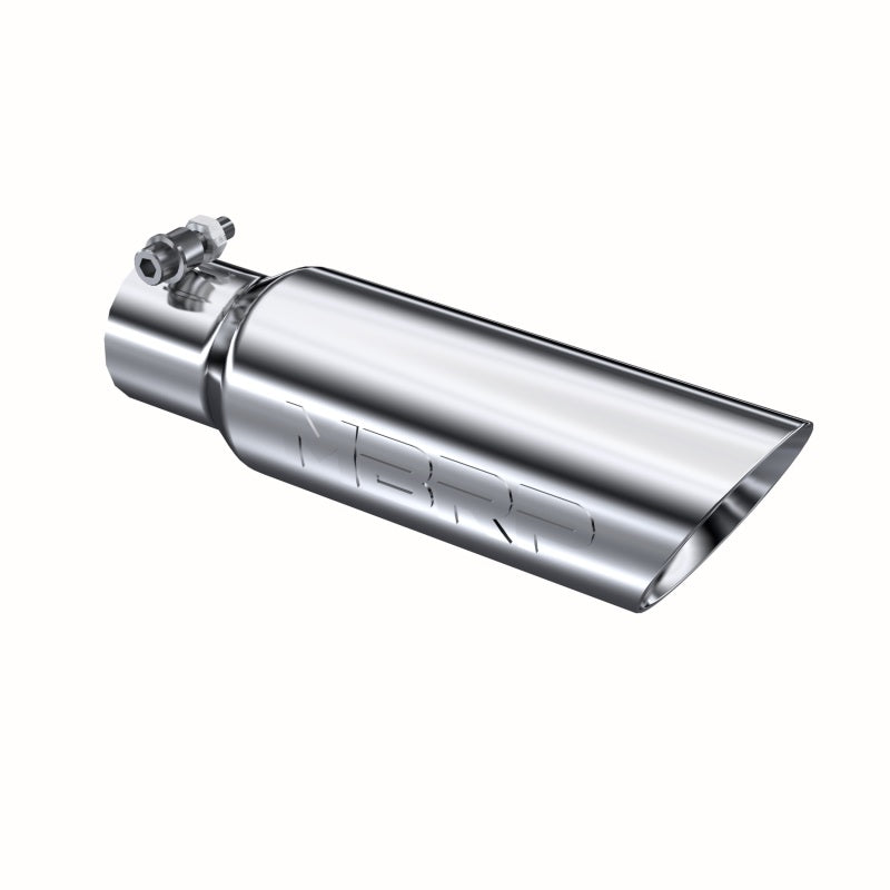 MBRP Universal Tip 3in O.D. Dual Wall Angled 2 inlet 12 length MBRP Steel Tubing