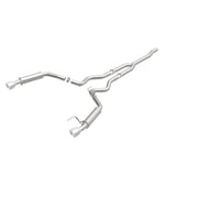 MagnaFlow Cat-Back 15-16 Ford Mustang 2.3L L4 Competition SS 3in Dual Split Rear 4.5in Black Tips Magnaflow Catback