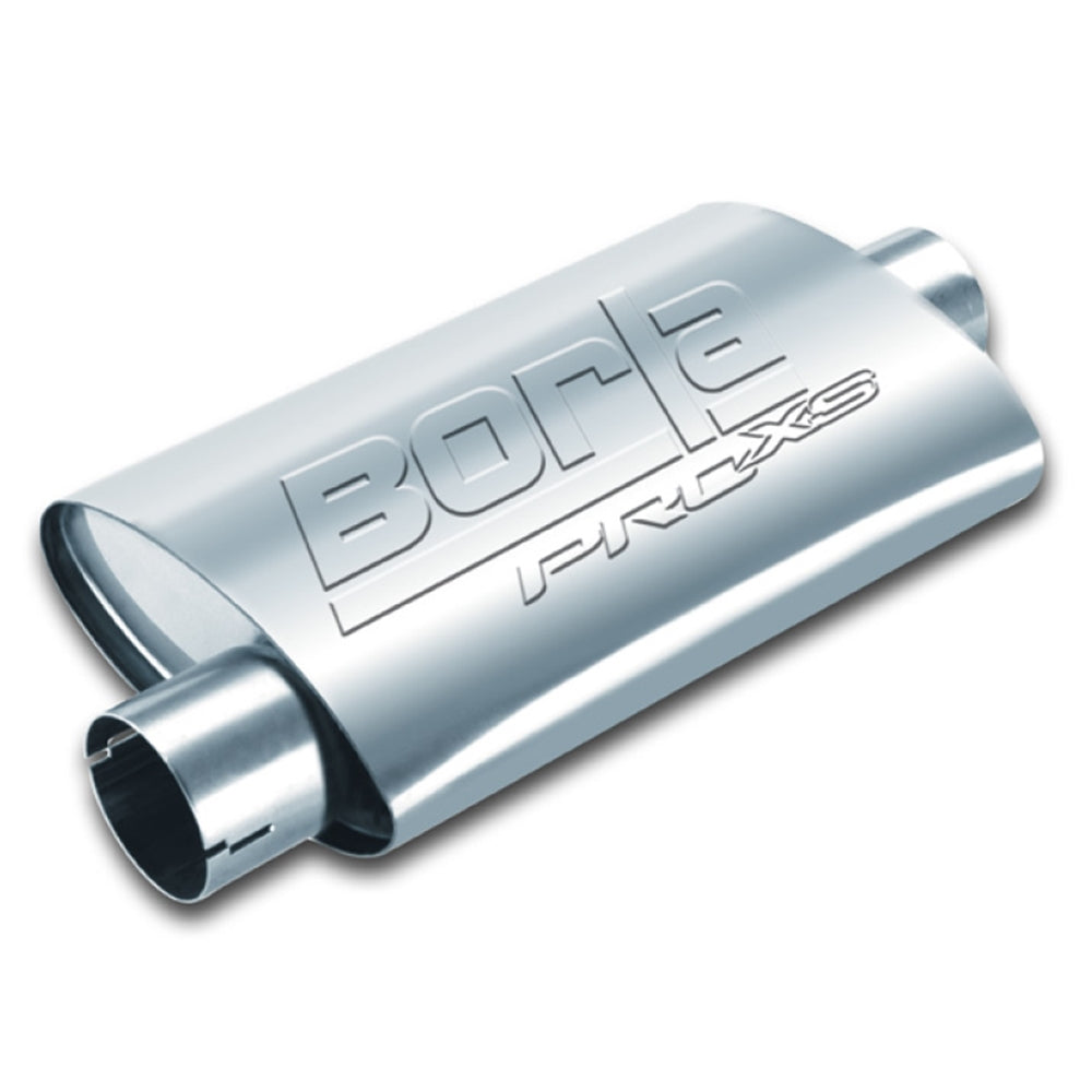 Borla Universal Center/Offset Oval 3in Tubing 14in x 4in x 9.5in PRO-XS Muffler 400482