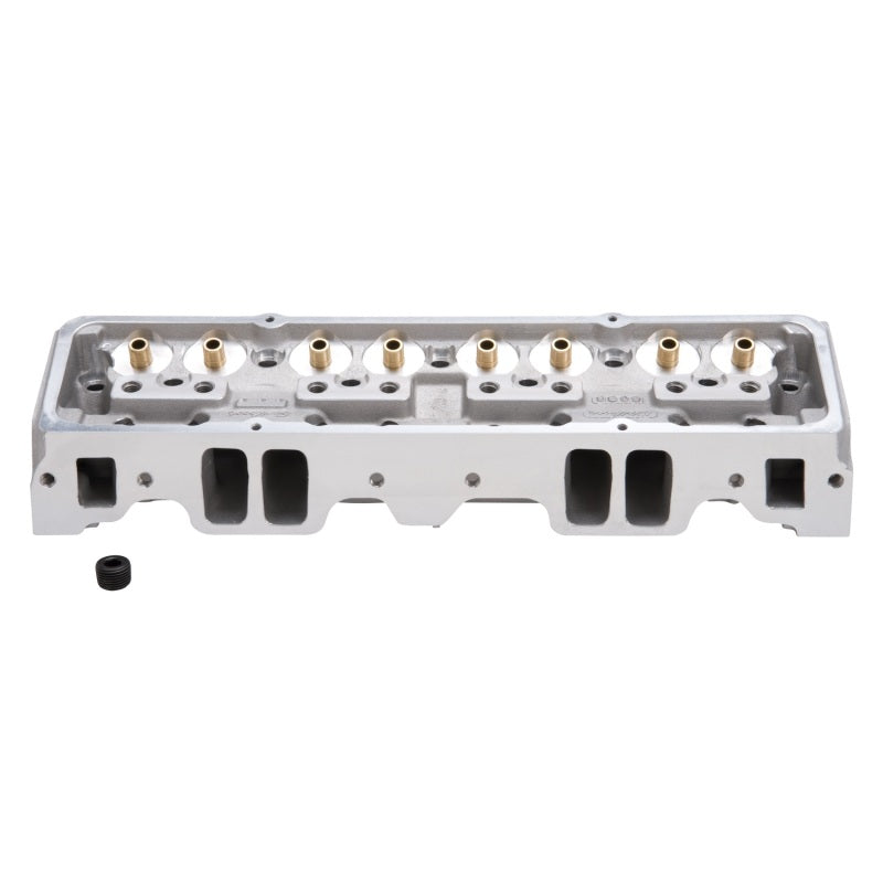 Edelbrock Cylinder Head SBC NHRA Legal 64cc Straight Plug Bare Single Edelbrock Heads
