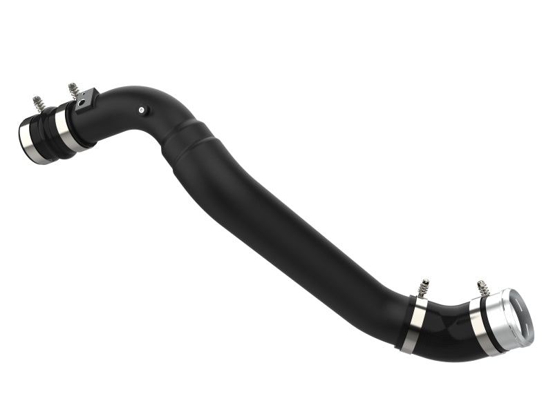 aFe Bladerunner Intercooler Cold Charge Pipe Black 3.5-2.75in 2021+ Ford F-150 V6-2.7L (tt) aFe Intercoolers