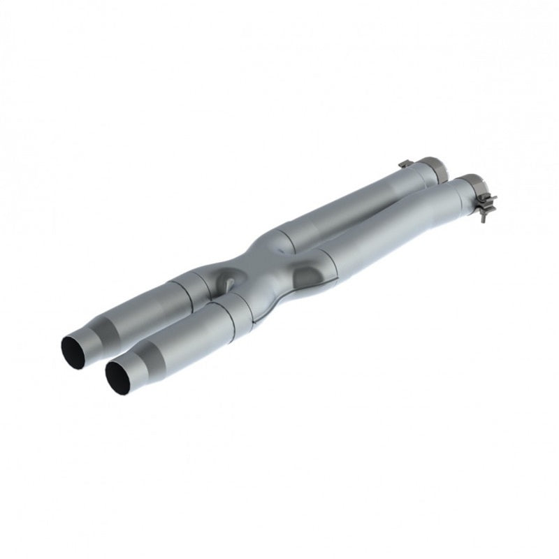 MBRP 16-19 Ford Mustang GT350 3in Resonator Delete X-Pipe - T409 MBRP X Pipes