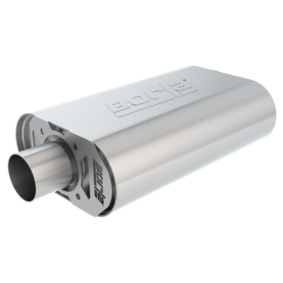 Borla CrateMuffler SBC 283/327/350 2.25in Offset/Center 14in x 4.35in x 9in S-Type Muffler 400849