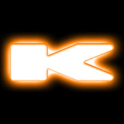 ORACLE Lighting Universal Illuminated LED Letter Badges - Matte Wht Surface Finish - K ORACLE Lighting Light Accessories and Wiring