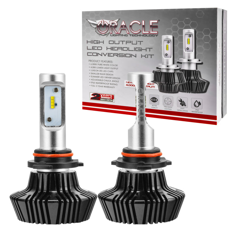 Oracle 9005 4000 Lumen LED Headlight Bulbs (Pair) - 6000K ORACLE Lighting Bulbs