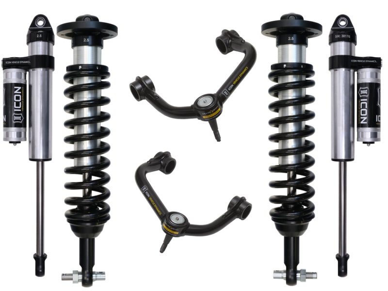 ICON 2015+ Ford F-150 4WD 0-2.63in Stage 3 Suspension System w/Tubular Uca ICON Coilovers
