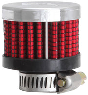 K&N Rubber Base Crankcase Vent Filter - 0.55in Flange ID 1.375in OD 1.125in Height K&N Engineering Air Filters - Universal Fit