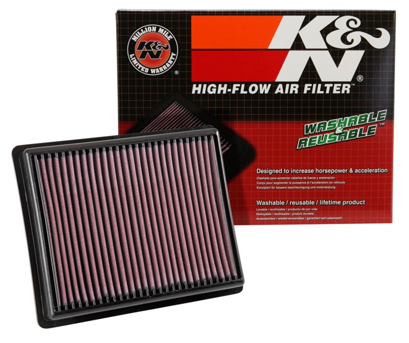 K&N 14-17 Opel Vivaro B L4-1.6L DSL Replacement Drop In Air Filter K&N Engineering Air Filters - Drop In