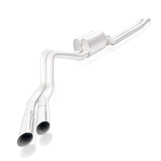 Stainless Works 15-25 Ford F150 5.0L Legend Aftermark Connection Dual 3.5in Side Exit Polished Tips Stainless Works Catback