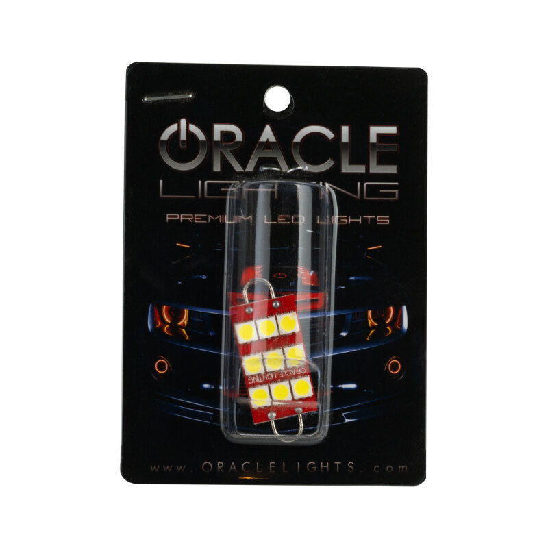 Oracle 44MM 6 LED 3 Chip - Loop Festoon Bulbs (Pair) - White ORACLE Lighting Bulbs