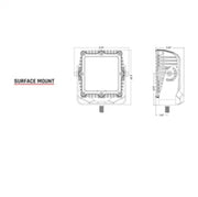 Rigid Industries Q-Series Spot w/ Amber PRO Lens Rigid Industries Light Bars & Cubes