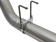 aFe LARGE BORE HD 5in 409-SS DPF-Back Exhaust w/Polished Tip 2017 Ford Diesel Trucks V8 6.7L (td) aFe DPF Back