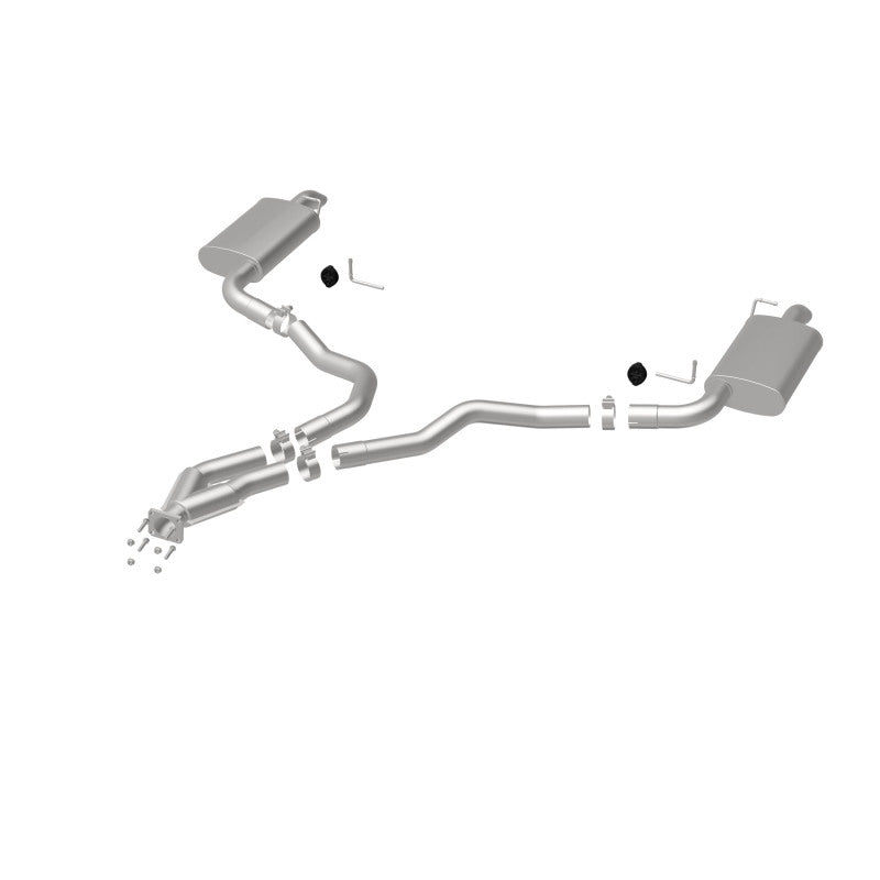 MagnaFlow 75-79 Chevy Corvette V8 5.7L Dual Split Rear Exit Stainless Cat-Back Perf Exhaust Magnaflow Catback