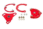 BMR 15-17 S550 Mustang Caster Camber Plates - Red BMR Suspension Shock Mounts & Camber Plates