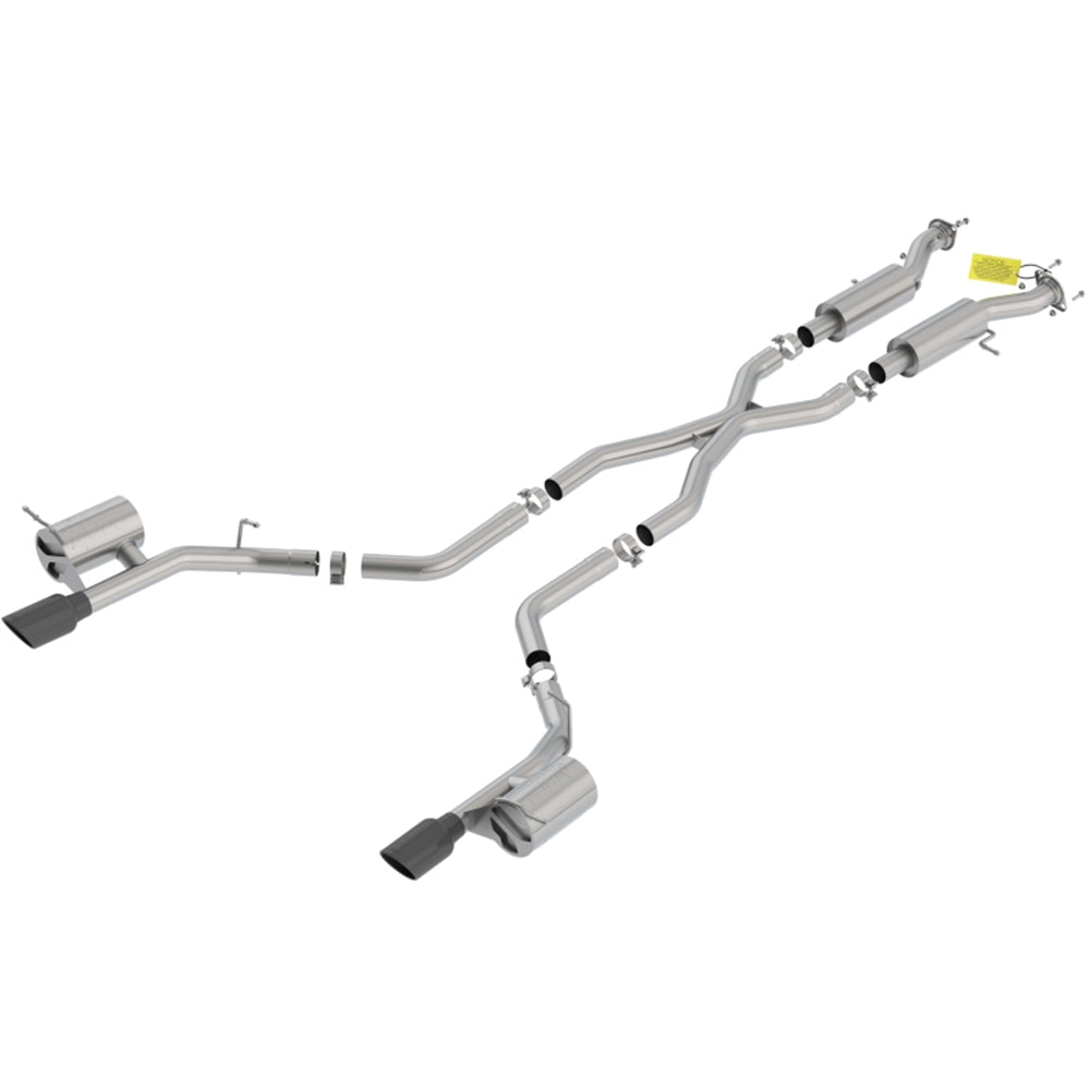 Borla 18-20 Dodge Durango SRT 6.2L V8 2.75in ATAK SS Catback Exhaust w/ BLK Chrome Tips 140792BC