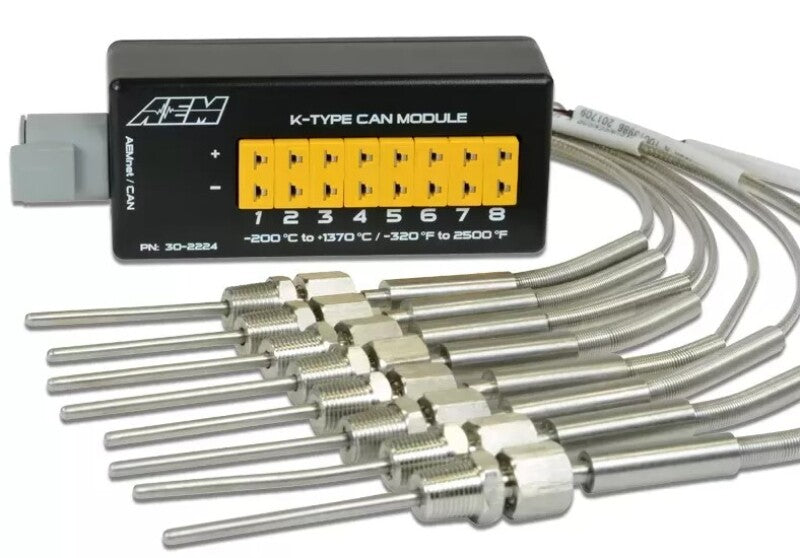 AEM 8 Channel K-Type Thermocouple EGT CAN Module AEM Data Acquisition