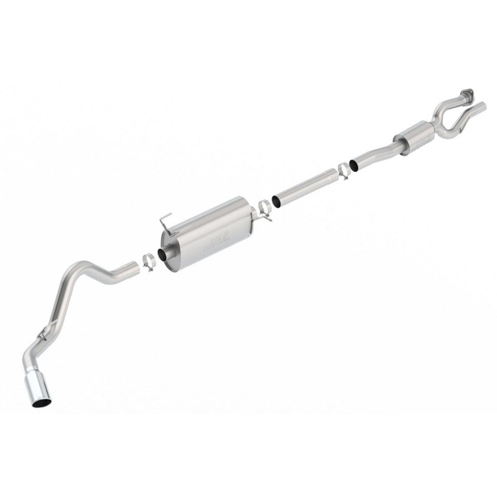 Borla S-Type Cat-Back 17-19 Ford F-250/350 Super Duty Side Exit Exhaust - 5in tip (Gas Only) 140798