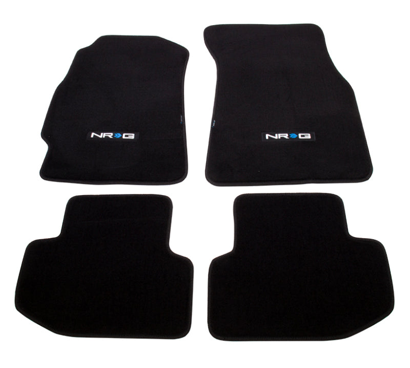 NRG Floor Mats - 94-01 Acura Integra (NRG Logo) - 4pc. NRG Floor Mats Carpeted