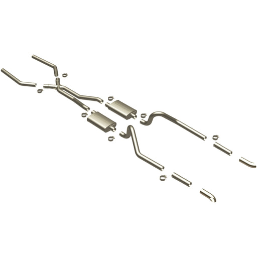 MagnaFlow SYS C/B 67-70 Mustang 2.50inch w/Tru-X Magnaflow Catback