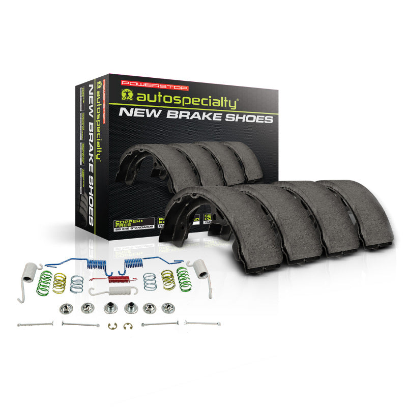 Power Stop 67-68 Mercury Cougar Rear Autospecialty Brake Shoes w/Hardware PowerStop Brake Shoes