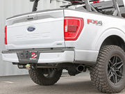 aFe Gemini XV 3in 304 SS Cat-Back Exhaust 2021 Ford F-150 V6 2.7L/3.5L (tt)/V8 5.0L w/ CO Black Tips aFe Catback